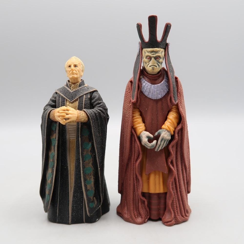 Star Wars Episode I Nute Gunray Commtech & Chancellor Palpatine 4" Figure lot